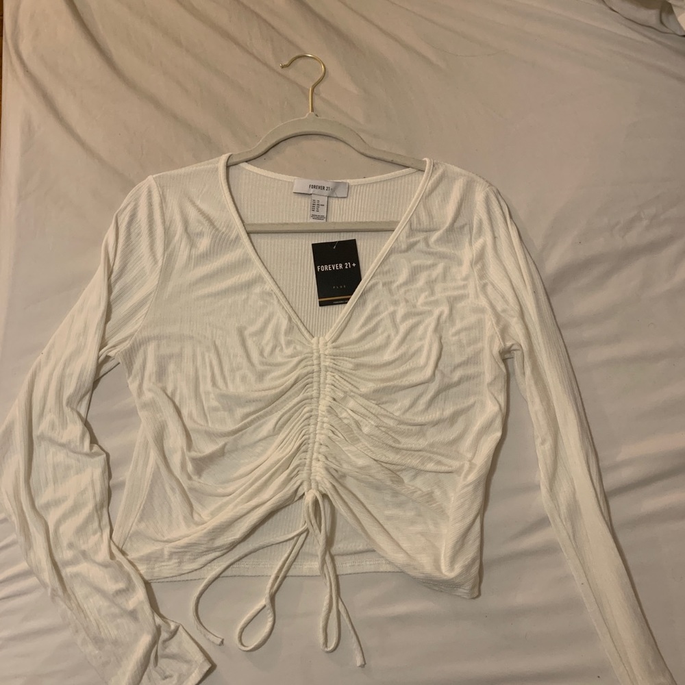 COPY - Plus Ruched Crop Top